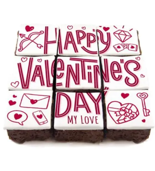 Letterbox Valentines Day Brownies
